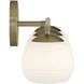 Moon Breeze 3 Light 25 inch Brushed Gold Vanity Light Wall Light